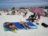 Soaking some rays at Siesta Key