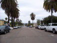 Looking down Mike's street